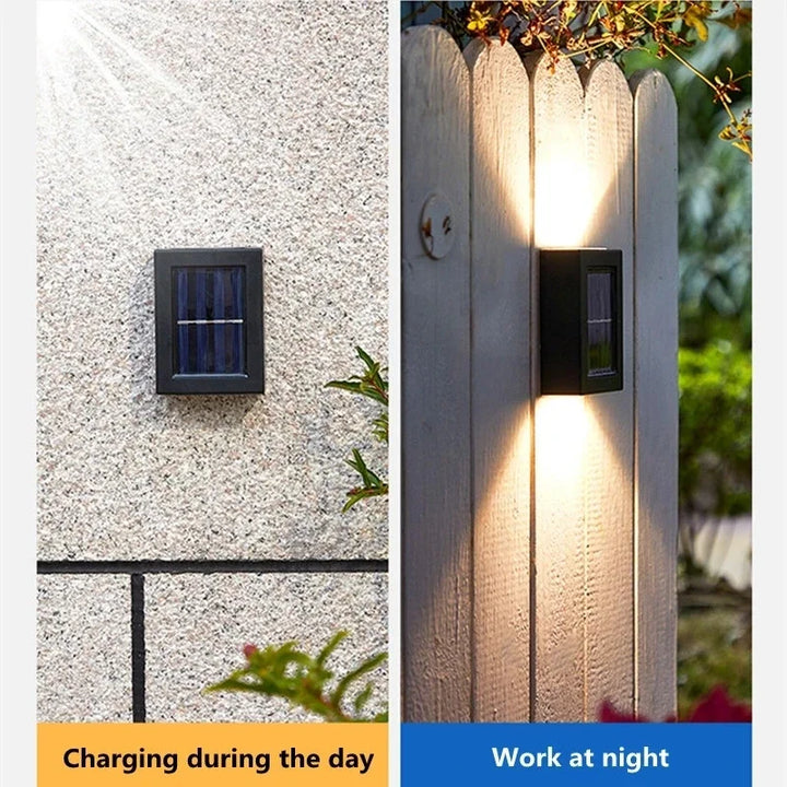 Wall Solar Light Waterproof Garden Solar LED Light for Outdoor Lighting Street