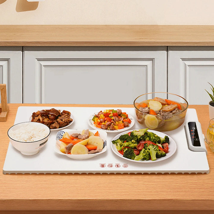 Electric Warming Tray with Adjustable Temperature Parties Buffets Holidays Daily Use to Keep Food Warm