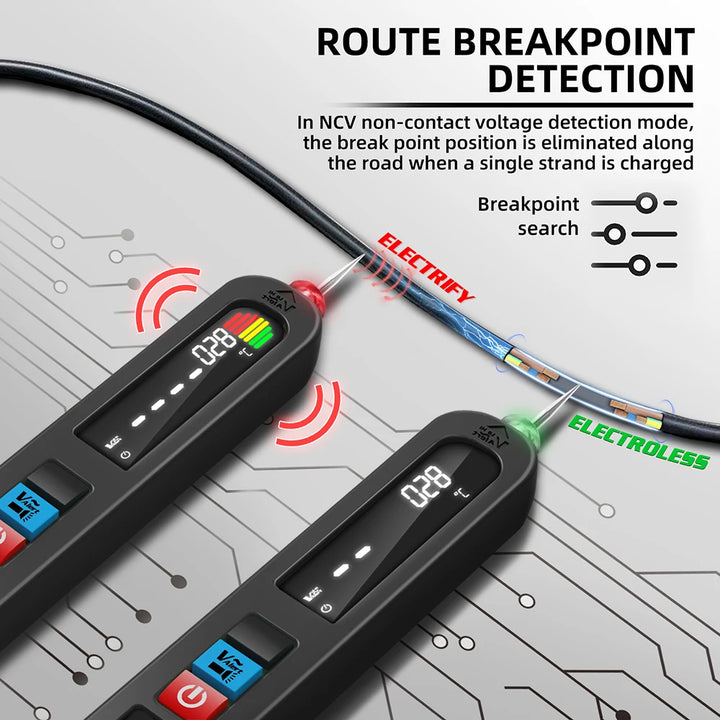 Voltage Tester Pen Non-Contact Detection Breakpoint Finder Portable