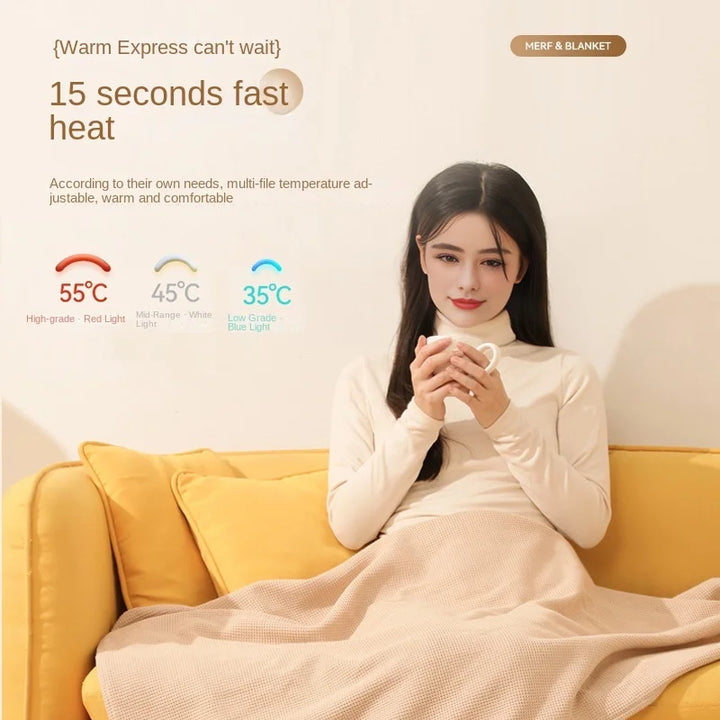 electric blanket usb car warm blanket washable cover leg shawl heating blanket office heating mattress