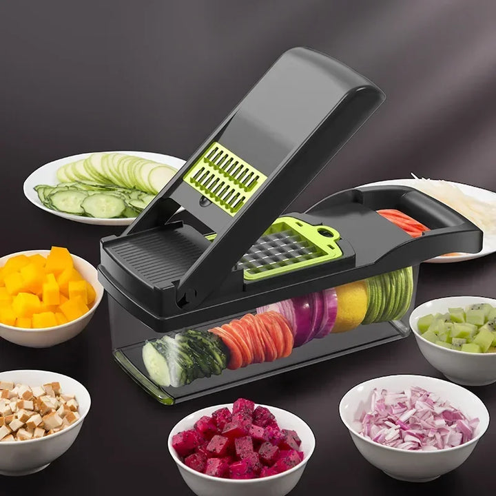 14/16 in 1 Multifunctional Vegetable Chopper Handle Slicer  Kitchen Items