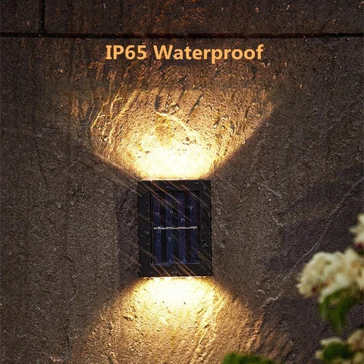 Wall Solar Light Waterproof Garden Solar LED Light for Outdoor Lighting Street