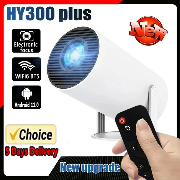 Home Cinema Outdoor portable Projetor 4K Android 11 Dual Wifi6 200 ANSI Allwinner H713 BT5.0 1080P 1280*720P