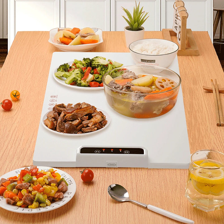 Electric Warming Tray with Adjustable Temperature Parties Buffets Holidays Daily Use to Keep Food Warm